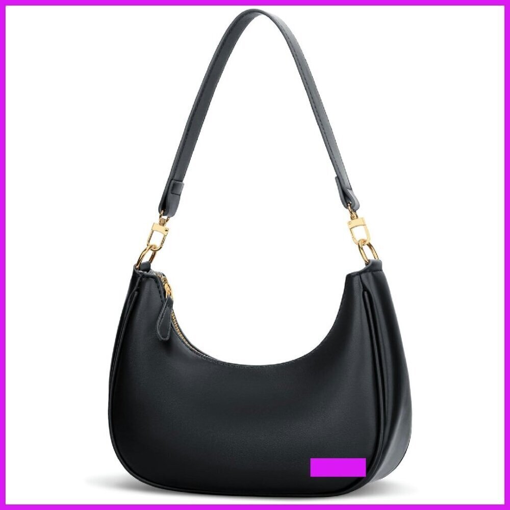 Crescent Shoulder Bag Cute Clutch Hobo Handbag Trendy Chic Versatile
